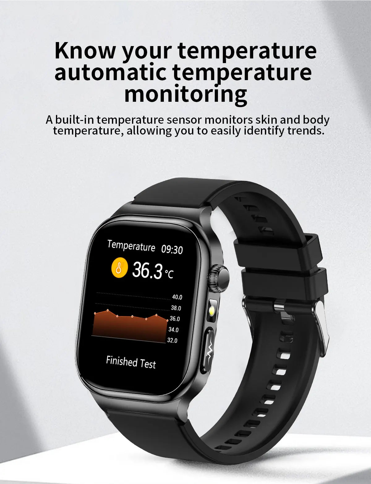 2025 New Precision detection ECG+PPG Uric acid Blood Fat SmartWatch Men Blood Pressure Blood oxygen Voice Call Health Smartwatch