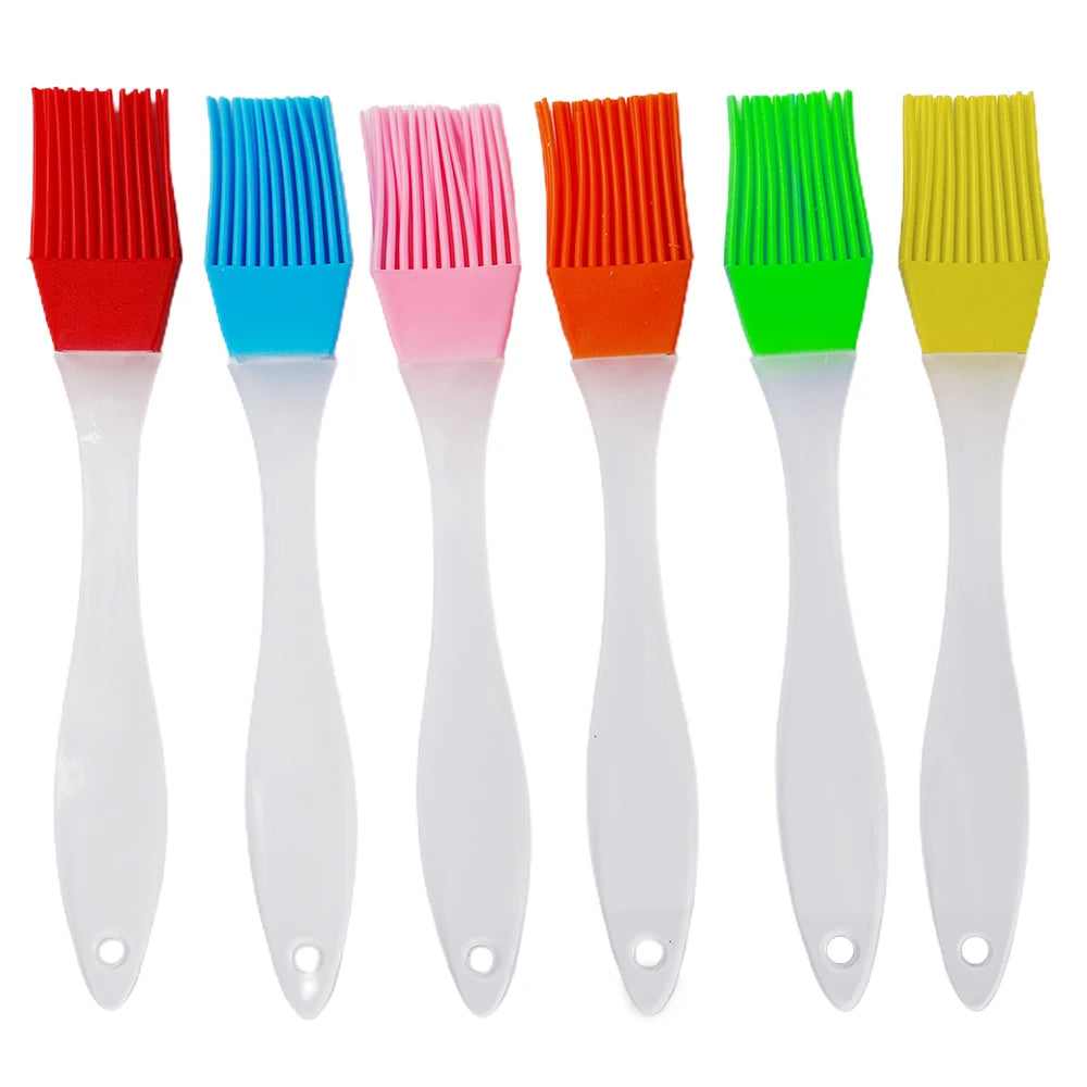4/1PCS Silicone Barbecue Brush Pastry Grill Bread Oil Brush Split Type High Temperature Resistant BBQ Cake Baking Tool Bakeware