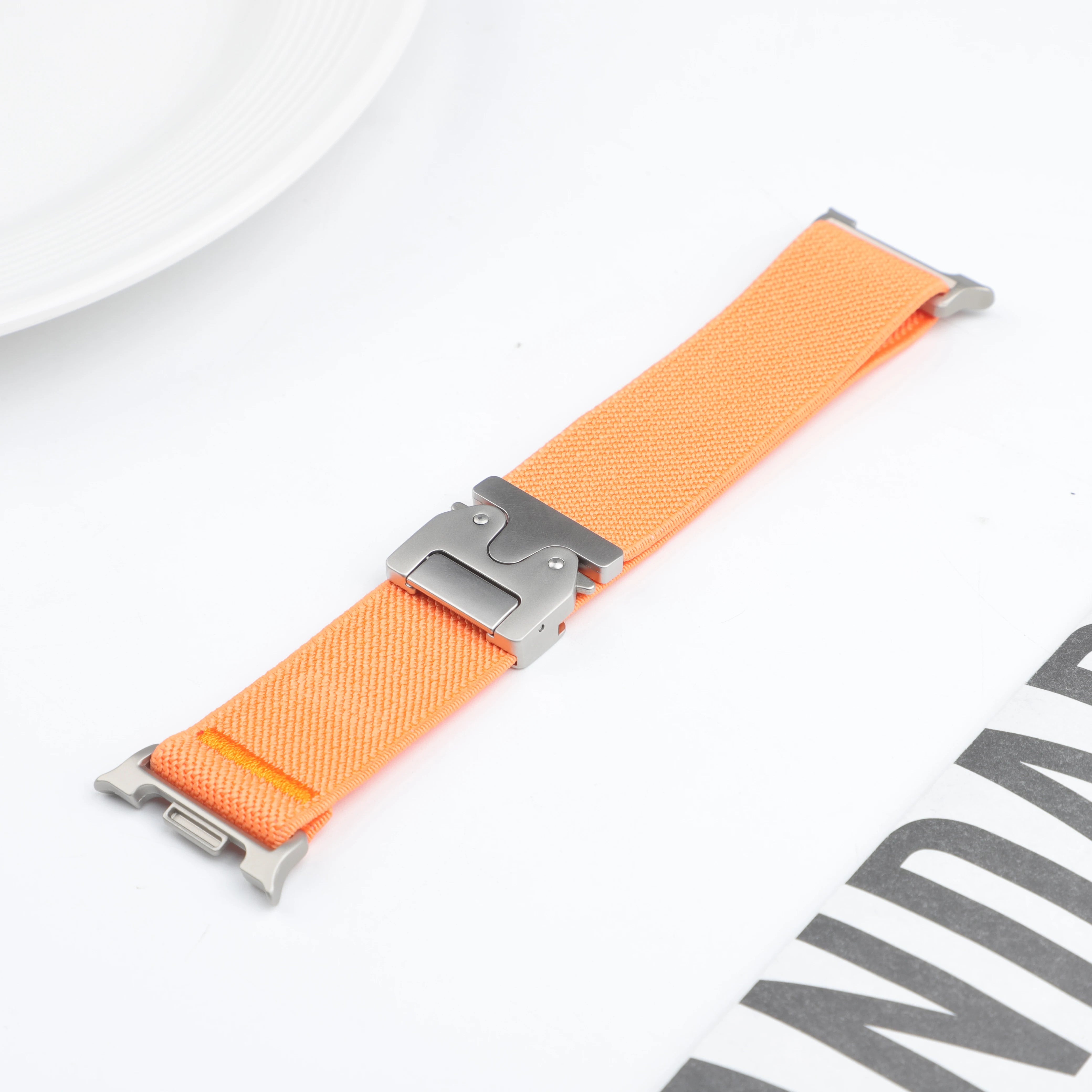 Parachute Strap For Samsung Galaxy Watch 8 40mm 44mm stretch Nylon correa pulseira Bracelet for Galaxy Watch 8 classic Band 46mm