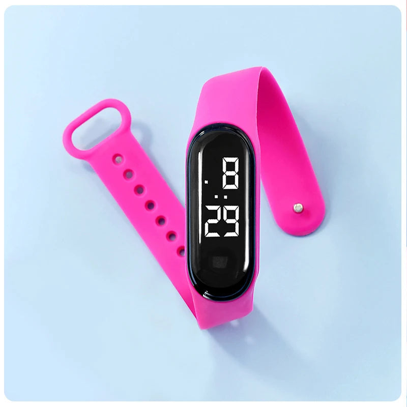 Waterproof Children's Smart Watch Cartoon LED Digital – Fun Electronics Wristwatch Birthday Gift for Kids Age 2-15 - I YAN