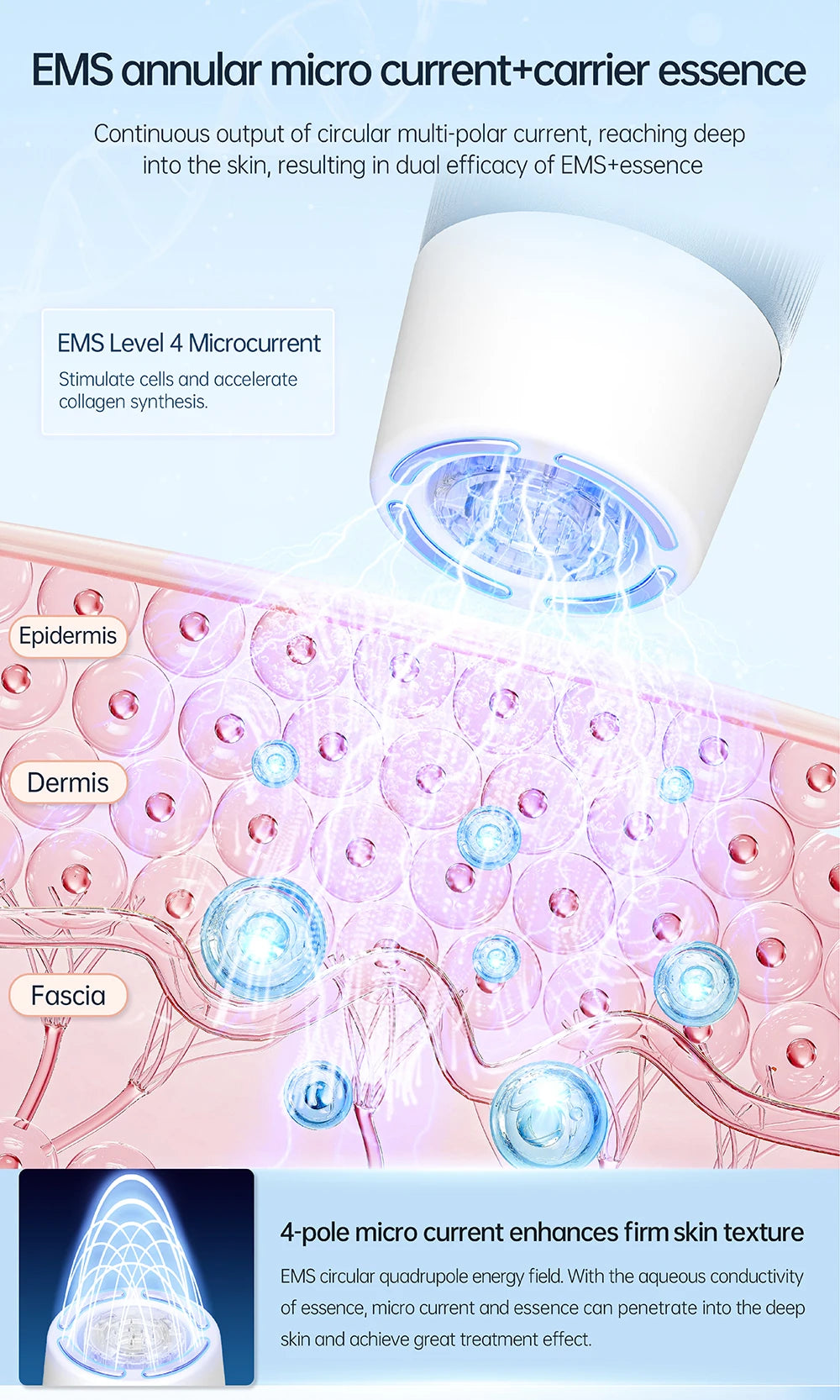 Hello Face H5 Derma pen Original Professional Derma Pen 2 in 1 EMS Automatic Microneedling pen