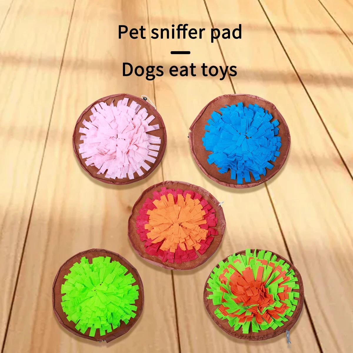 All-season dog sniffing mat by I YAN with retractable packaging, designed to help train and enhance dogs' sense of smell.