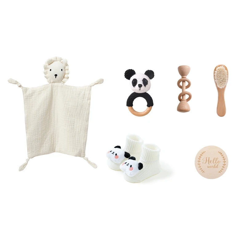 Newborn Baby Gift Box Set – 7-Piece Bath & Keepsake Collection - I YAN