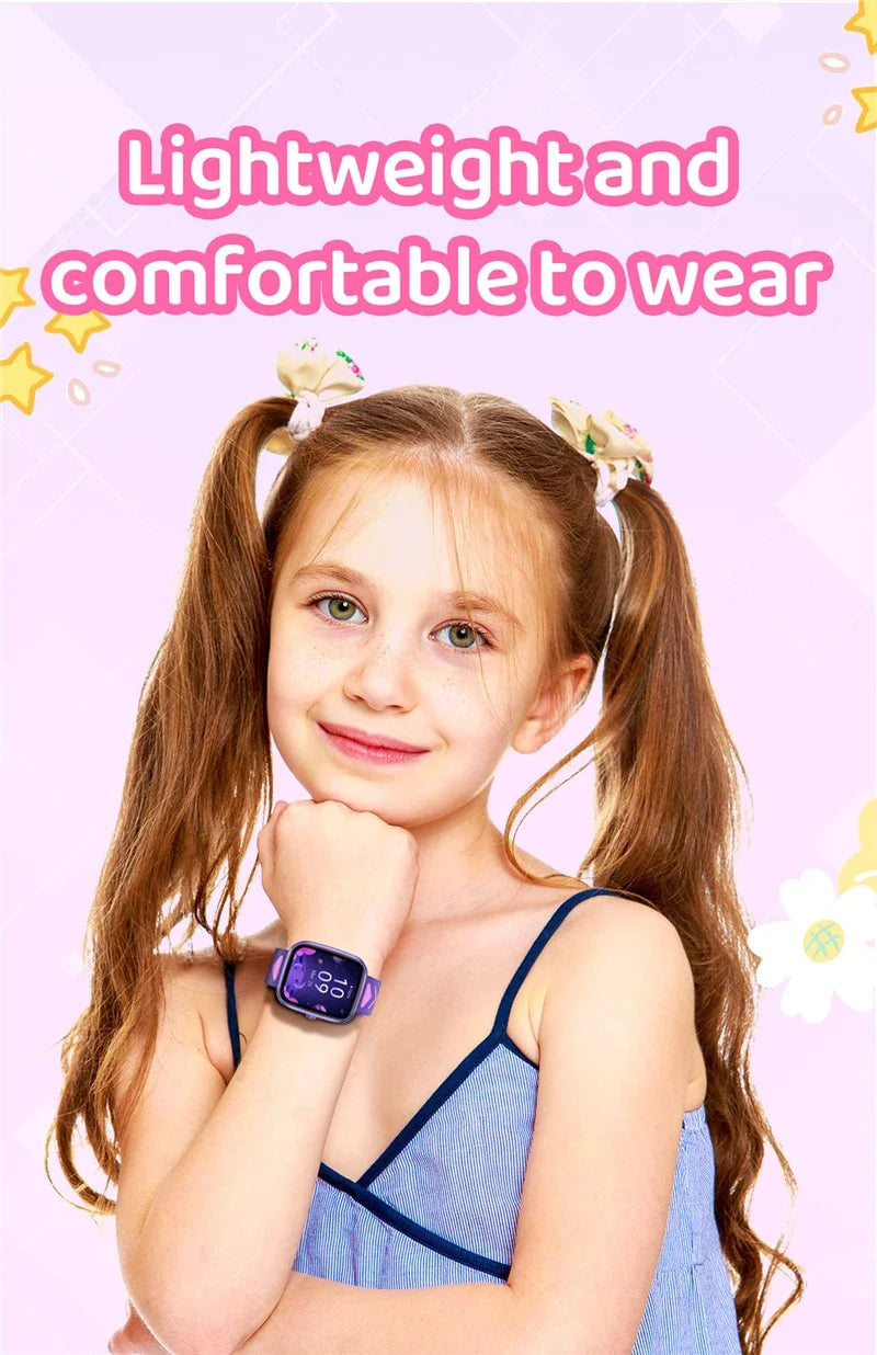 Kids Smartwatch Teenage Pedometer Sports Children Smartwatch – Wireless Calling Student Gift for Boys & Girls - I YAN