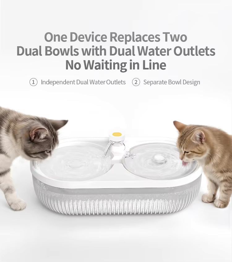 Large Capacity Cat Water Fountain for Cats Ultra Quiet