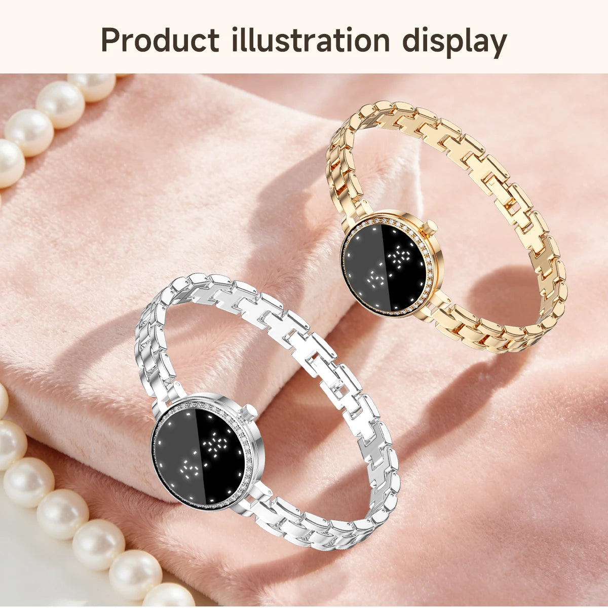 Fashionable Ladies Smart Watch Health Monitoring Female Wristwatch Outdoor Sports Fitness Tracker Bracelet Women L6 Smartwatch