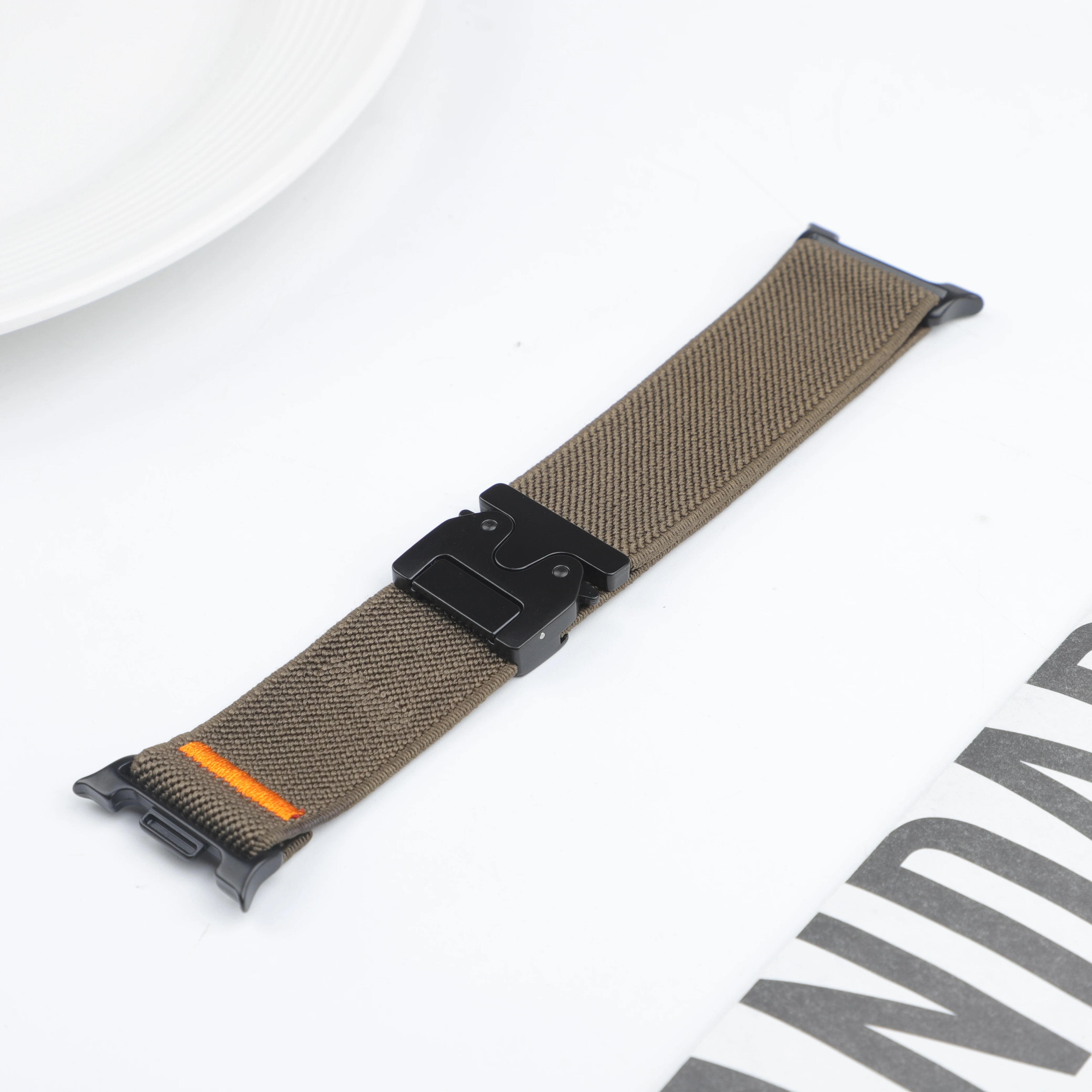 Parachute Strap For Samsung Galaxy Watch 8 40mm 44mm stretch Nylon correa pulseira Bracelet for Galaxy Watch 8 classic Band 46mm