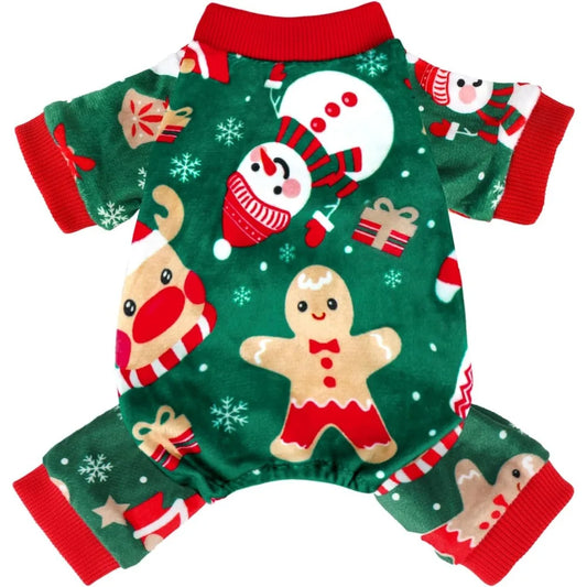 Cozy Velvet Pajamas for Dogs: Perfect Holiday Outfit for Winter
