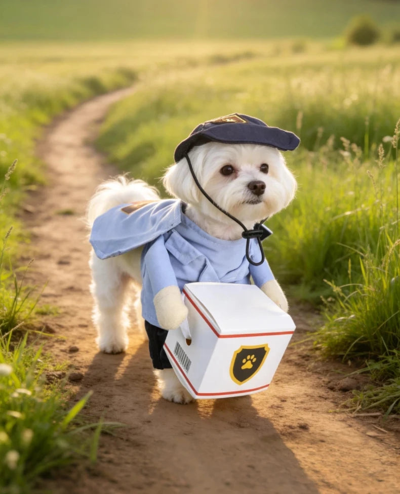 Cute I YAN pet dog transformation costume for small dogs, seasonal universal clothing, fashionable and adorable dog costume