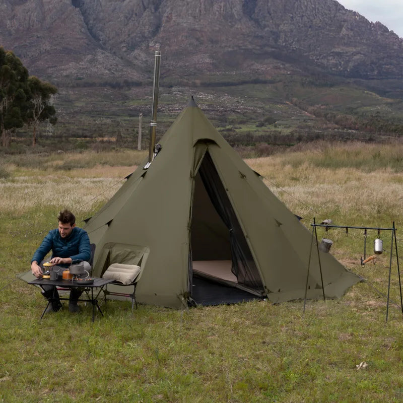 Naturehike Pasture Fire Octagonal Pyramid Tent Outdoor Camping Overnight Equipment