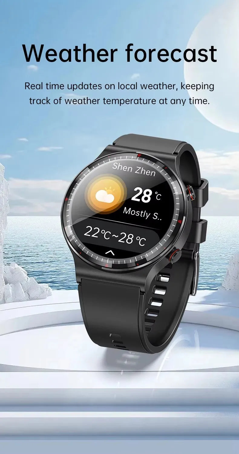 G08 Pro Men Amoled Smart WatchMedical Grade ECG Health Monitoring Heart Rate Blood Pressure Fitness Sport Smartwatch