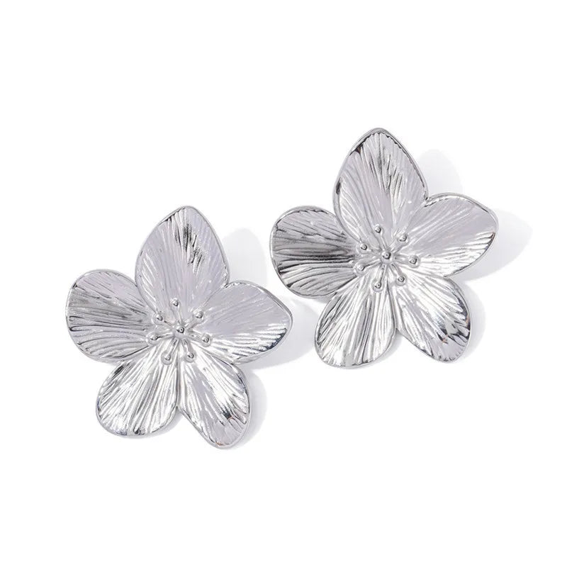 Popular Women's Fashion Earrings Flower Alloy Retro Style Women's Party Accessories Gifts