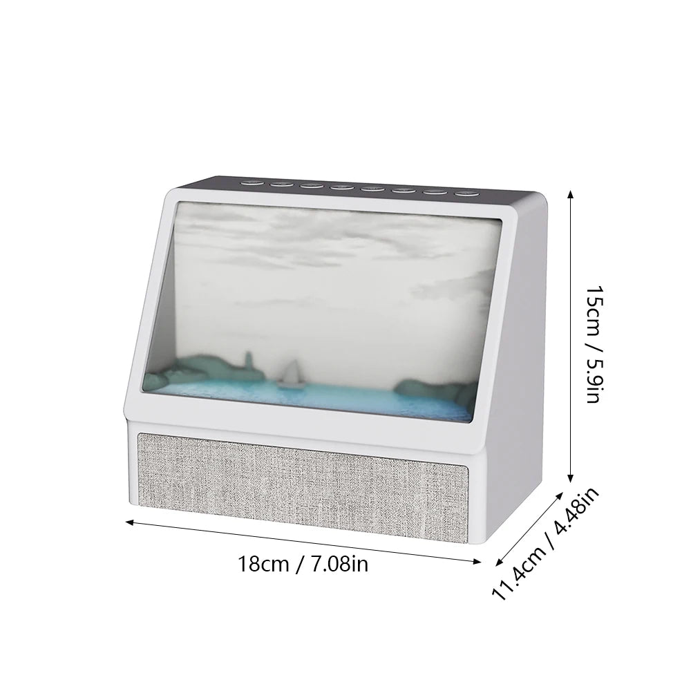 Sunrise Alarm Clock Wake Up Night Light Bluetooth Table Decoration Lamp With Remote Control 5 Levels Brightness Atmosphere Light