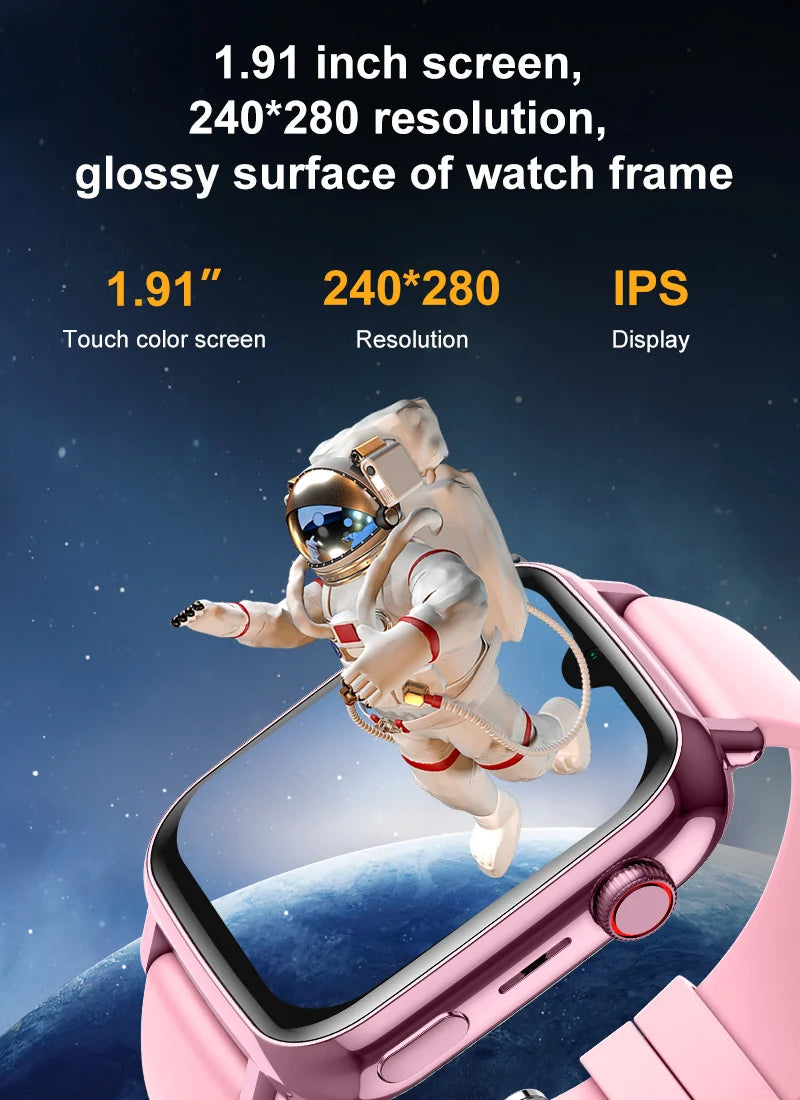 Wonlex 4G Watch Kids GPS WiFi Location KT34 Video Call SOS Alert Tracker Monitor Google Store Game Children's smart watch 2025