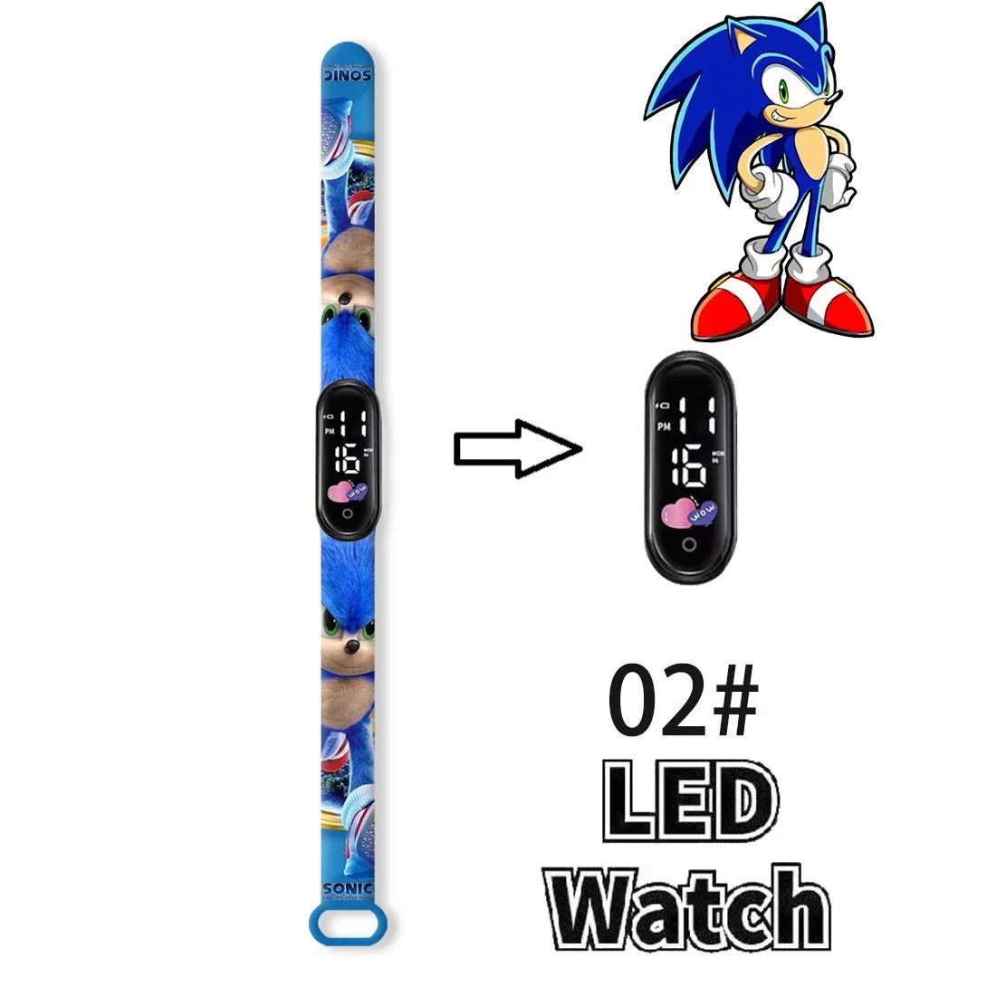 Kids LED Watch Touch Control Digital – Silicone Strap Waterproof Sport Wristwatch Birthday Gift for Boys & Girls - I YAN
