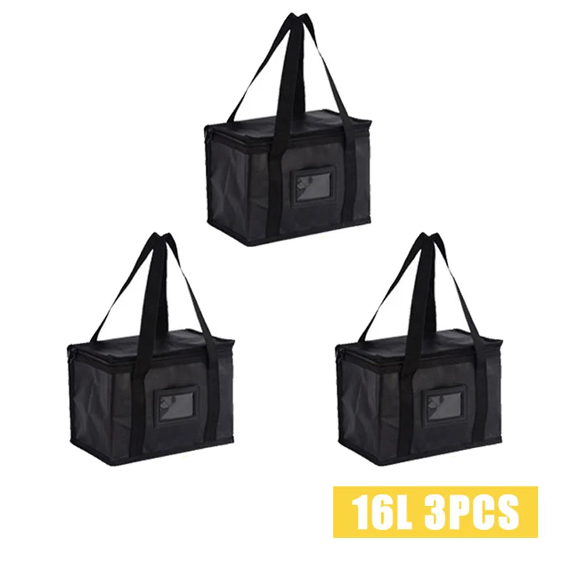 70L Insulated Thermal Cooler Bag Insulation To Keep Cold Large Capacity Portable Lunch Bag Zip Picnic Camping Tin Foil Food Bag