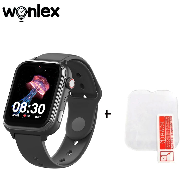Wonlex KT37 Kids Smart Watch AI Voice Assistant GPS WiFi Location Tracker SOS Alert Video Call WhatsApp Smart Watch for Children