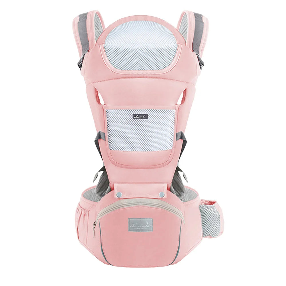Ergonomic Baby Carrier Backpack with Hip Seat – Front Facing Kangaroo Wrap Sling for Travel - I YAN