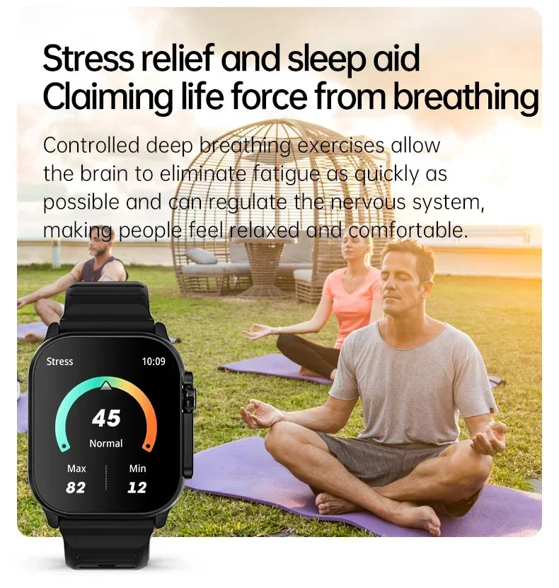 New Smartwatch Men 49mm Series 8 2.3"AMOLED Screen NFC Compass Waterproof For Apple Watch IWO Ultra 8 Smart Watches 2025 Android