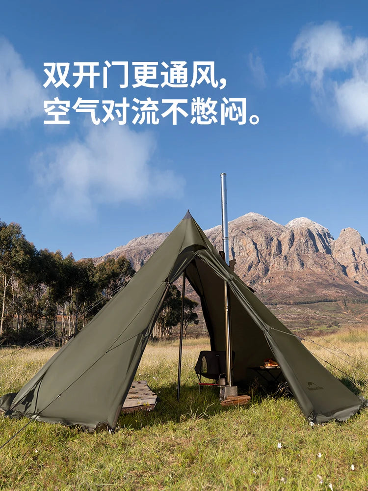 Naturehike Pasture Fire Octagonal Pyramid Tent Outdoor Camping Overnight Equipment