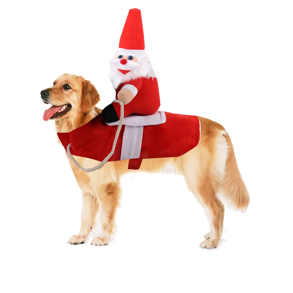 Pet Costume Dog Costume Pet Suit Cowboy Rider Style Dog Carrying Costume for Small Medium Large Dogs  Halloween Clothes