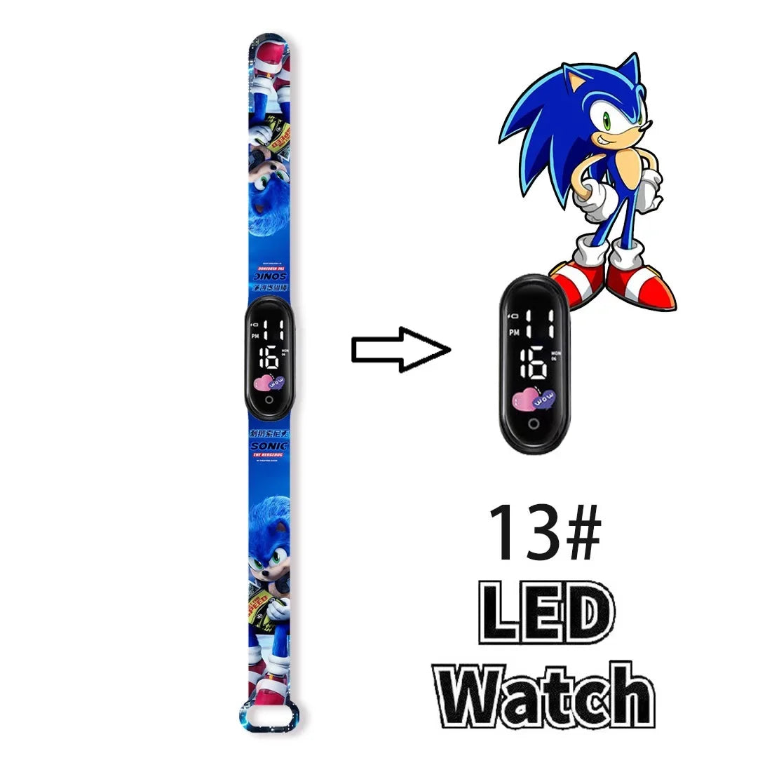 Kids LED Watch Touch Control Digital – Silicone Strap Waterproof Sport Wristwatch Birthday Gift for Boys & Girls - I YAN