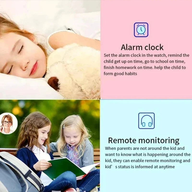 Q19 Children Kids Smart Watch SOS Phone Call Location Tracker Anti-Lost Camera Voice Function Touch Screen Waterproof Student
