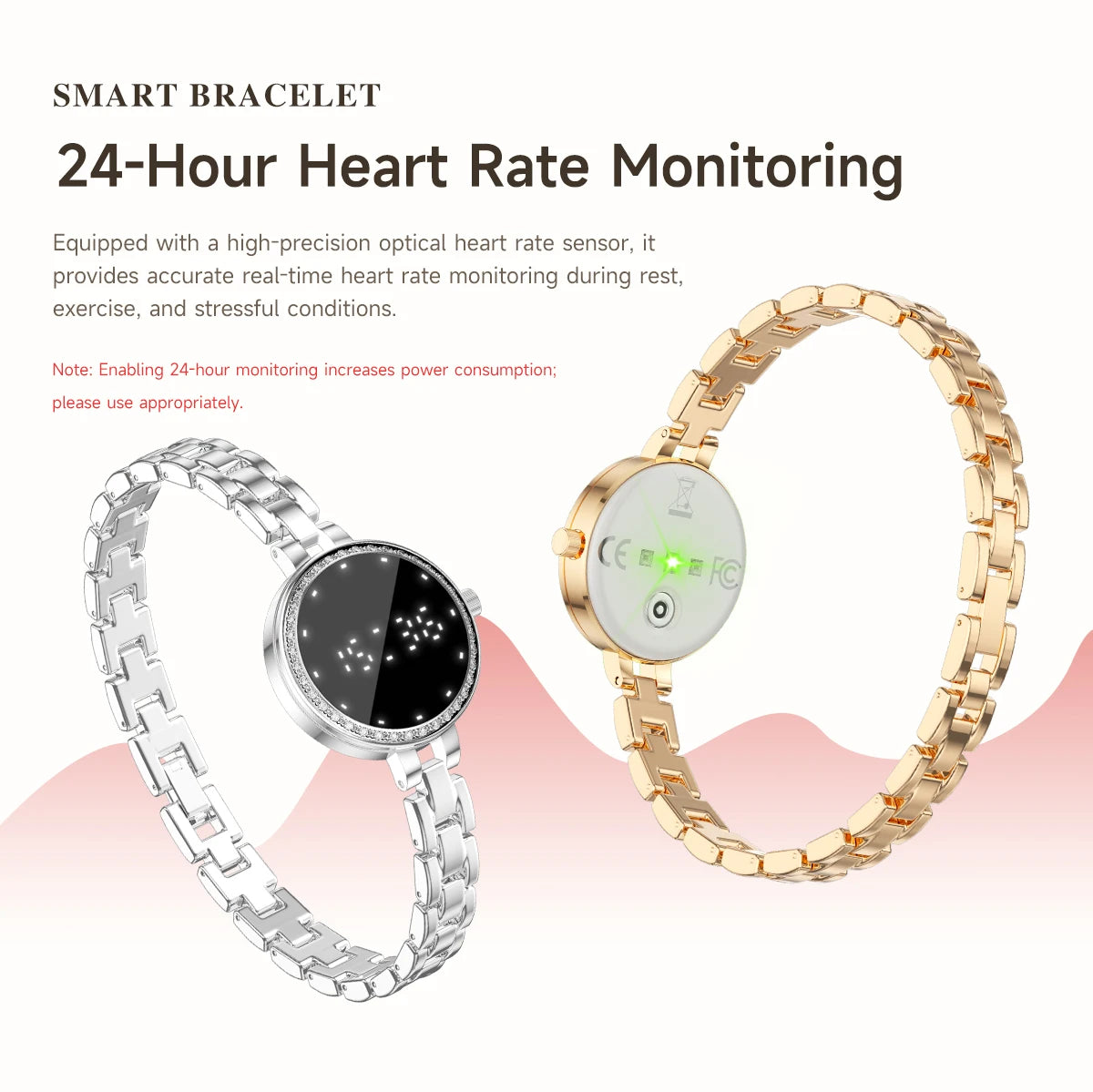 Fashionable Ladies Smart Watch Health Monitoring Female Wristwatch Outdoor Sports Fitness Tracker Bracelet Women L6 Smartwatch