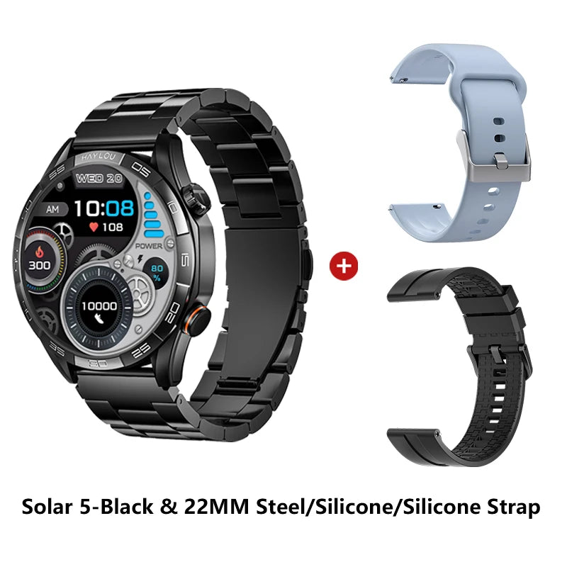 5 Voice Calling Smartwatch 1.58'' AMOLED Display 60Hz Smart Watch 24H Health Monitoring Sports Smartwatch for Men