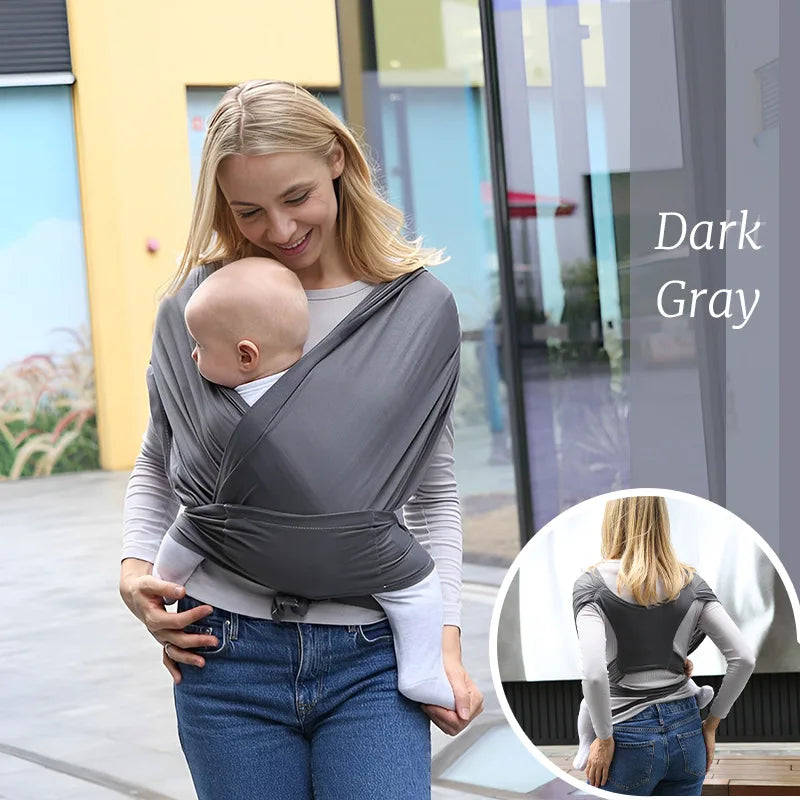 I YAN ergonomic baby backpack carrier with X-shaped support, outdoor sling with adjustable backpack straps for newborns.