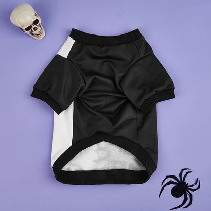 Dog Hoodies Puppy with Cool Skeleton  Printed Sweatshirts for Small Medium Dog Cat Soft and Comfort  Shirts Halloween Dog Pajama