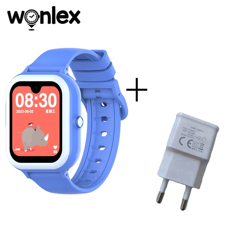 Wonlex KT31 Smart Watch for Children 4G SOS WIFI GPS Tracker AMOLED HD screen Video Call 900mAh Battery Kids SmartWatch Whatsapp