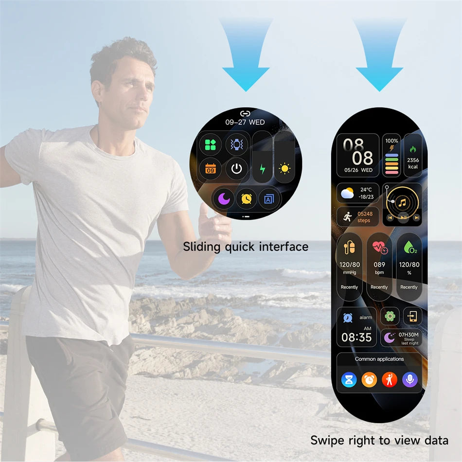 New GT5 Pro Smart Watch Men AMOLED HD Screen GPS NFC Heart Rate Bluetooth Call Watch 5 MAX IP68 Waterproof SmartWatch Man