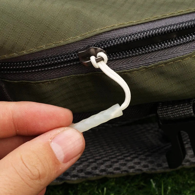 Luminous Zipper Travel Bag Zipper Anti-loss Anchor Rope Outdoor Tent Backpack Pull Ring To Replace The Rope Buckle Pendant