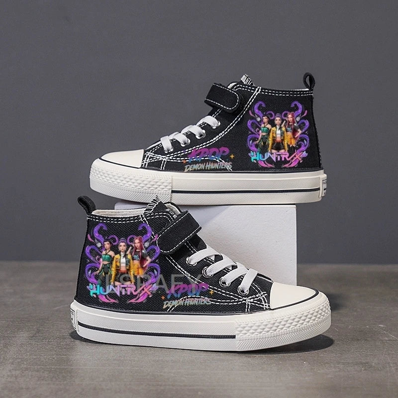 High-top Non-slip Sneakers, Student Casual Shoes New Children's Shoes, Fashion Canvas Shoes, Flat Shoes, Children's