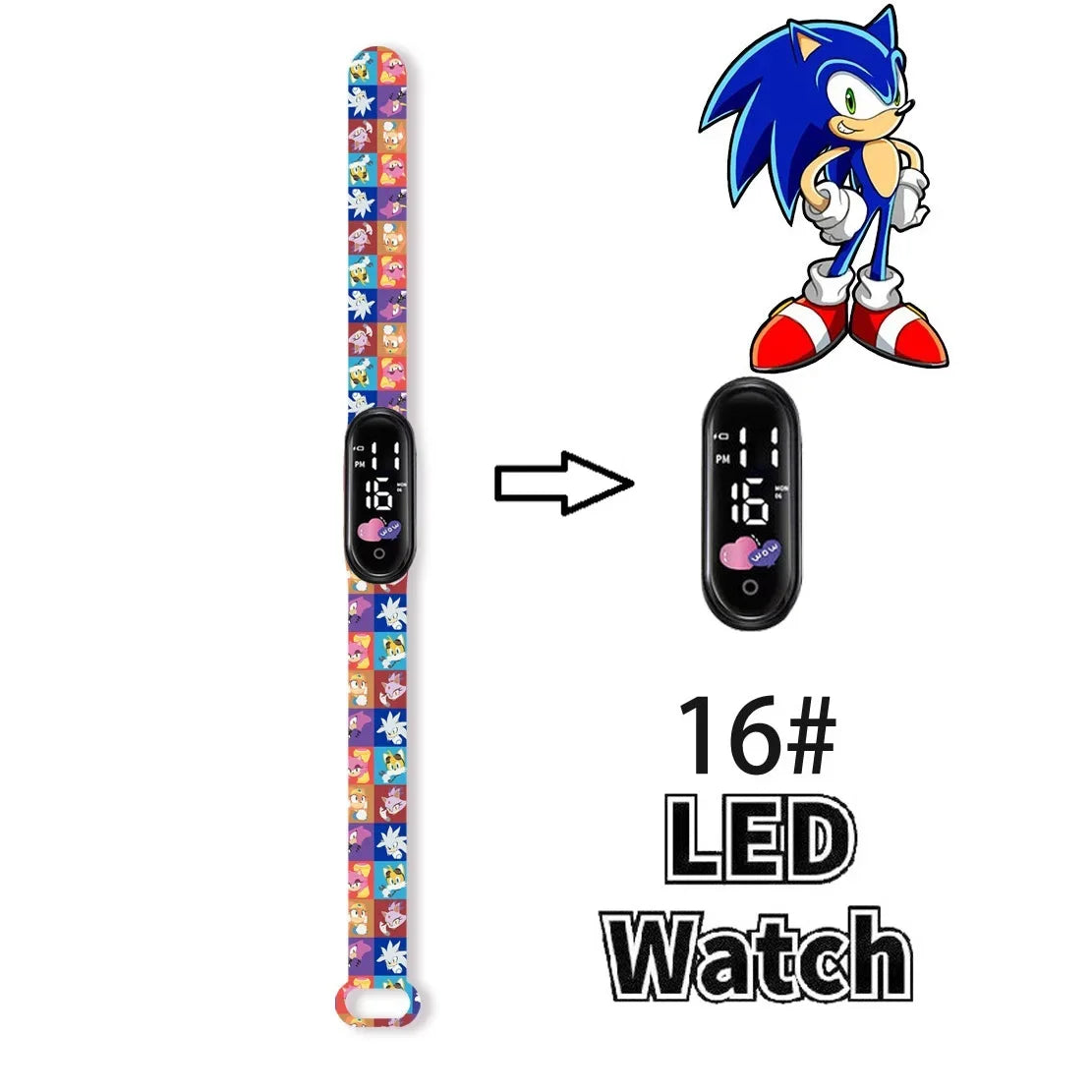 Kids LED Watch Touch Control Digital – Silicone Strap Waterproof Sport Wristwatch Birthday Gift for Boys & Girls - I YAN