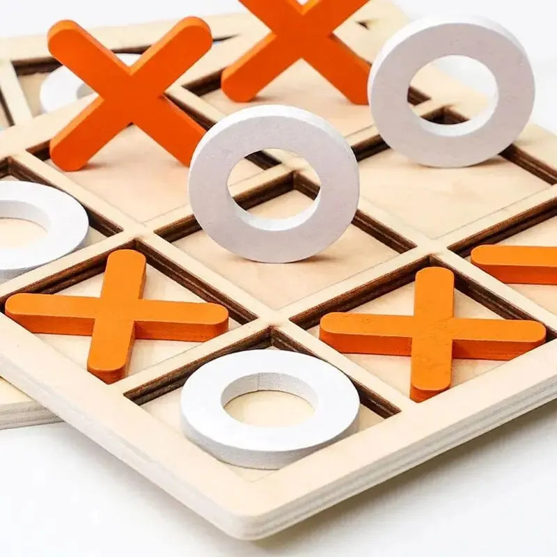 Montessori Wooden Mini Chess Puzzle – Brain Training Game for Kids - I YAN
