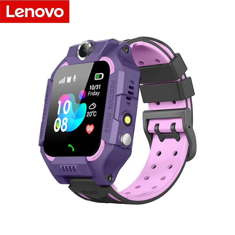 Lenovo Kids Smart Watch Waterproof SOS SIM Card Call GPS – Camera Smartwatch for Boys & Girls iOS Android 2026 - I YAN