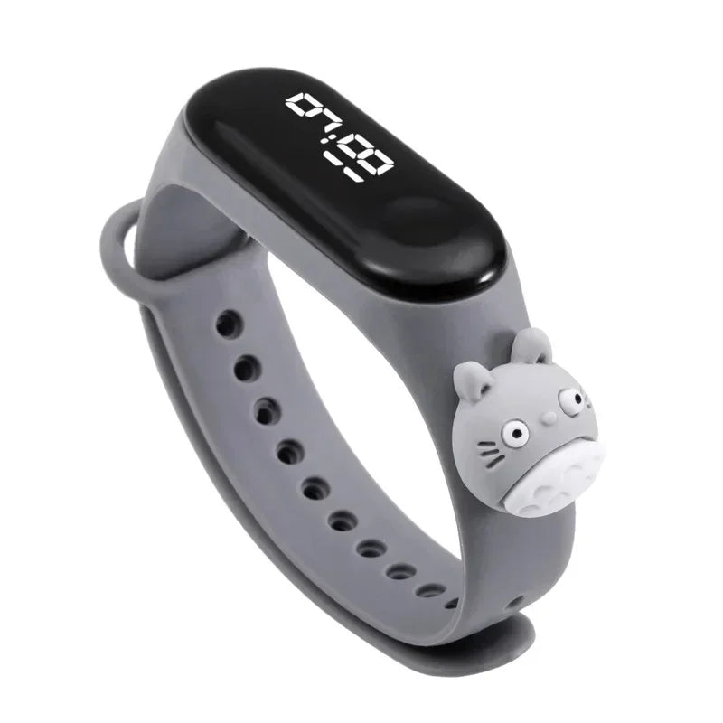 Waterproof Children's Smart Watch Cartoon LED Digital – Fun Electronics Wristwatch Birthday Gift for Kids Age 2-15 - I YAN