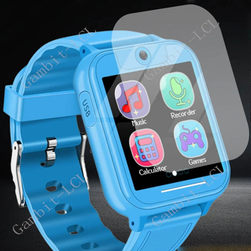 I YAN HD hydrogel film protector on Y95H Y95 A36E smartwatch, offering screen protection for GPS kids smartwatch.