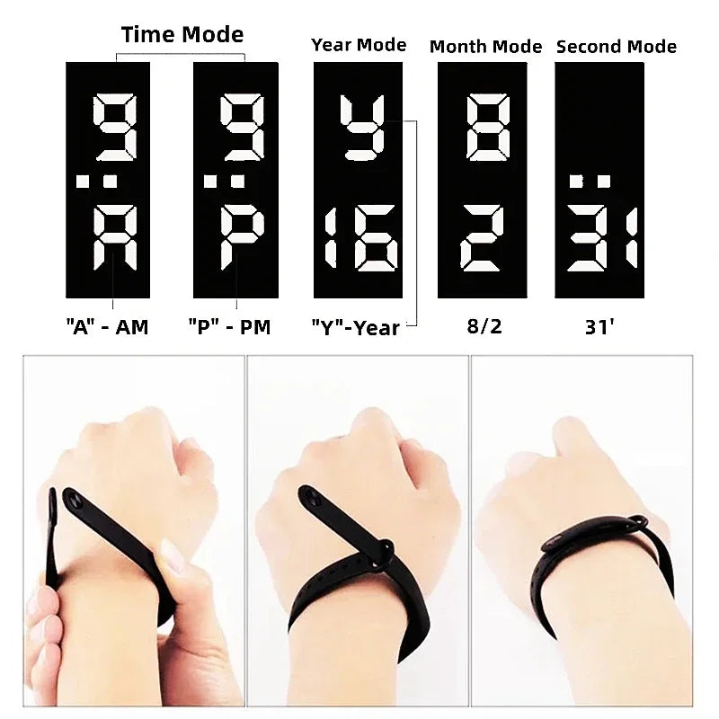Waterproof Children's Smart Watch Cartoon LED Digital – Fun Electronics Wristwatch Birthday Gift for Kids Age 2-15 - I YAN