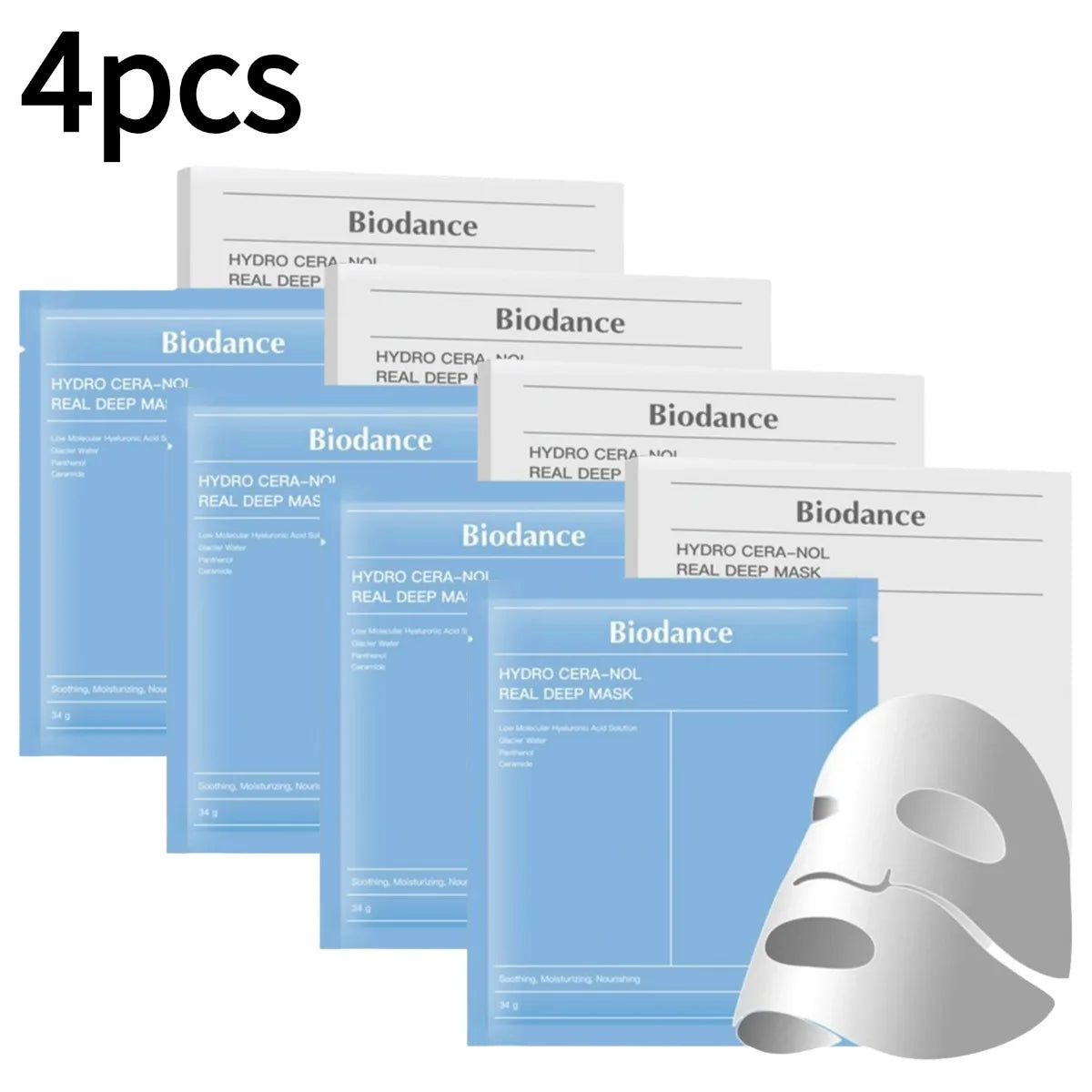 Bio-Collagen Sleepable Collagen Face Mask Face Barrier Repair Soothing Ampoule Essence Moisturizing Refined Pores Mask Skin Care