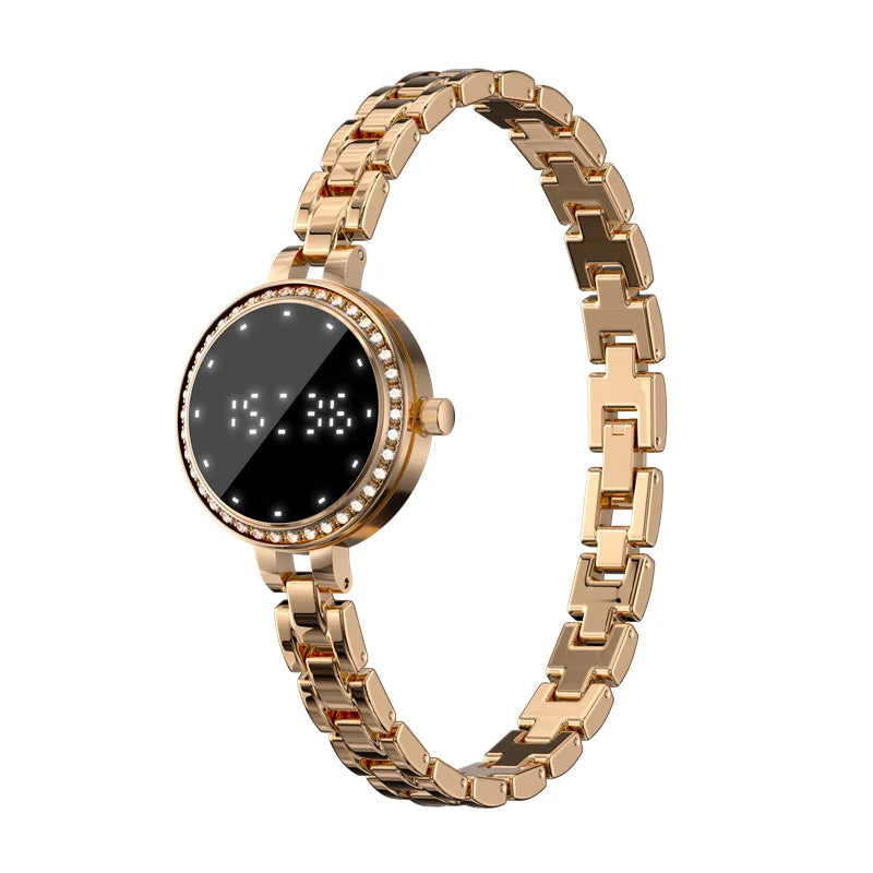 Fashionable Ladies Smart Watch Health Monitoring Female Wristwatch Outdoor Sports Fitness Tracker Bracelet Women L6 Smartwatch