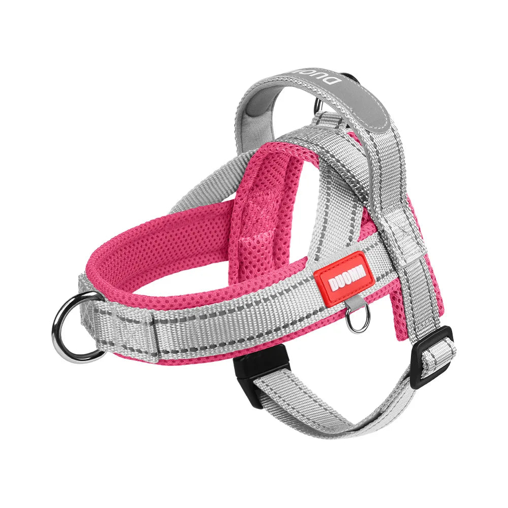 Classic Dog Harness No-Pull Padded Style Vest, Escape-Proof Chest Breathable Reflective Adjustable Mesh for All Breeds
