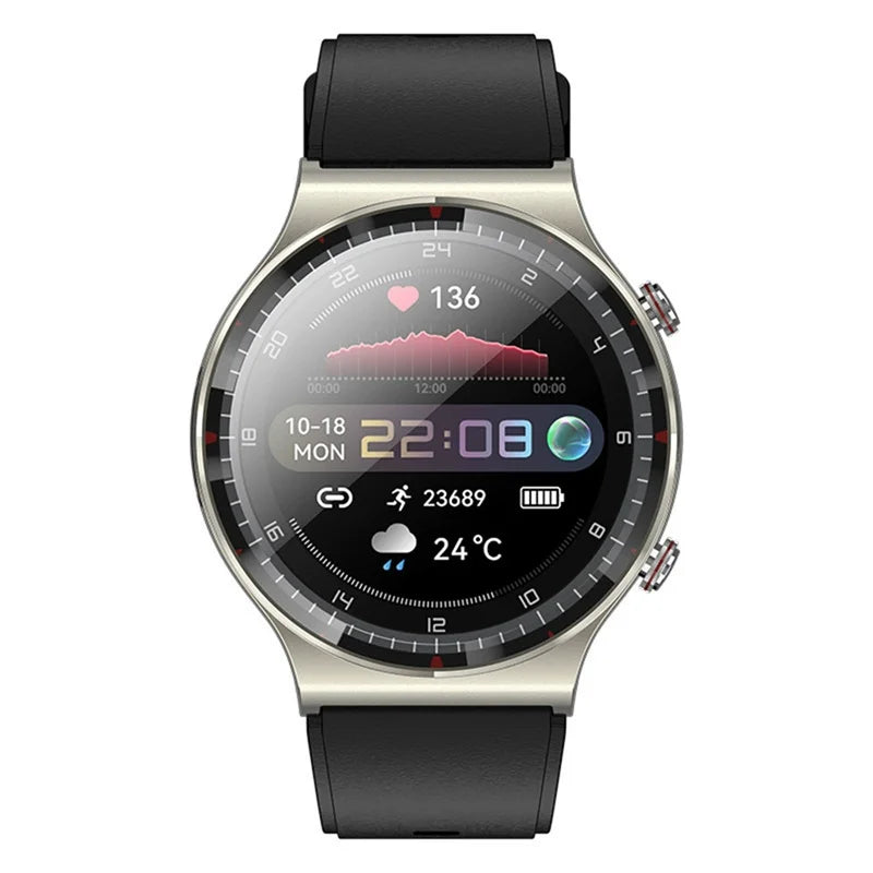 G08 Pro Men Amoled Smart WatchMedical Grade ECG Health Monitoring Heart Rate Blood Pressure Fitness Sport Smartwatch