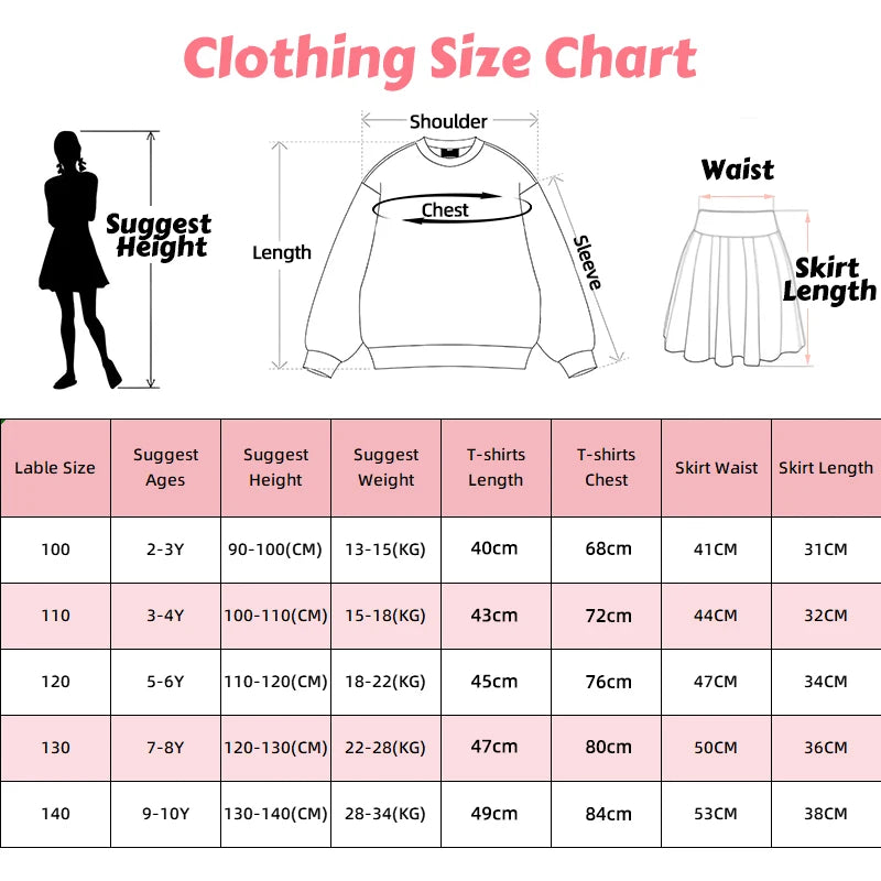 K-Pop Hunters Zoey Mira Rumi Children Sweaters Girls Tie-dye Sweatshirt Pink Pullovers Kids Tops Tulle Princess Dresses Suit