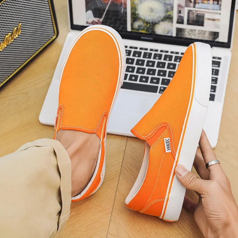 Children Spring Autumn Canvas Shoes Girls One Foot Slip on Shoes Kid Shoes Boys Soft Soled Comfortable Checkerboard Casual Shoes