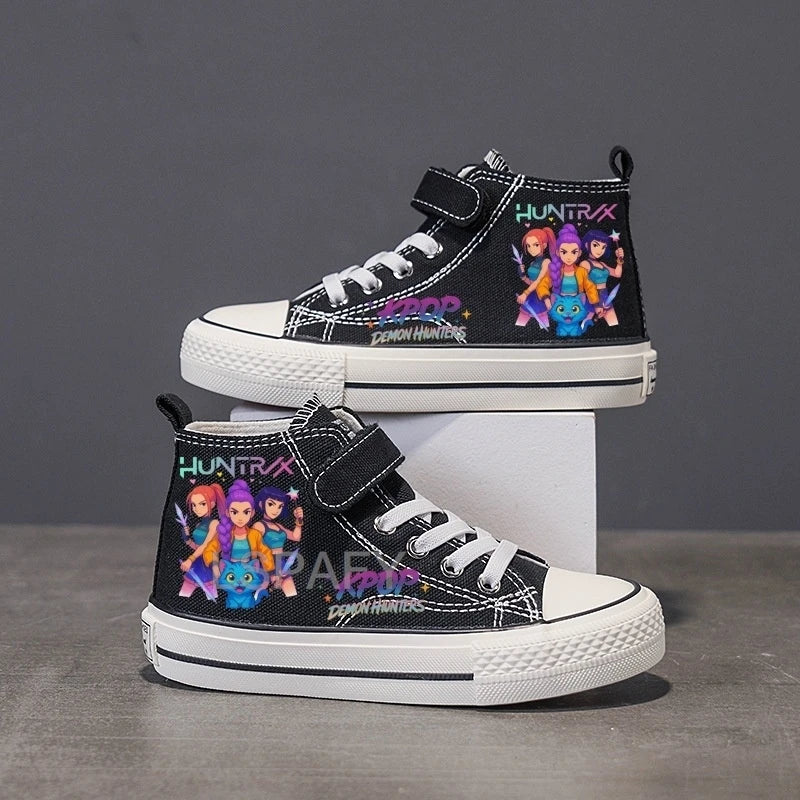 High-top Non-slip Sneakers, Student Casual Shoes New Children's Shoes, Fashion Canvas Shoes, Flat Shoes, Children's
