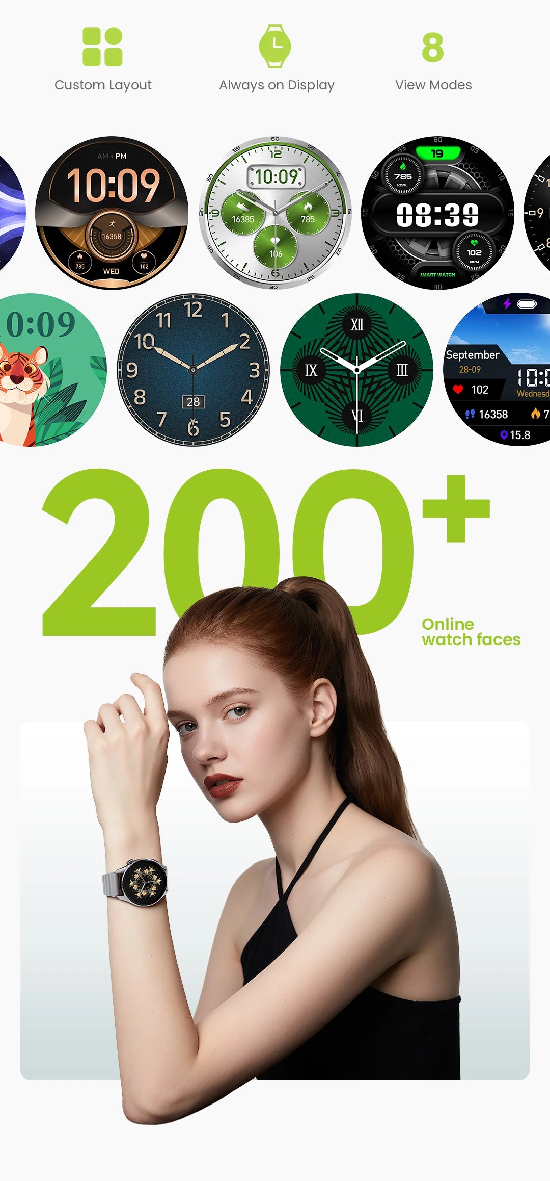 Watch 4S GPS Smartwatch 1.43” HD AMOLED Display 5 Satellite GPS Positioning 120+ Workout Modes Sport Fitness Smart Watch