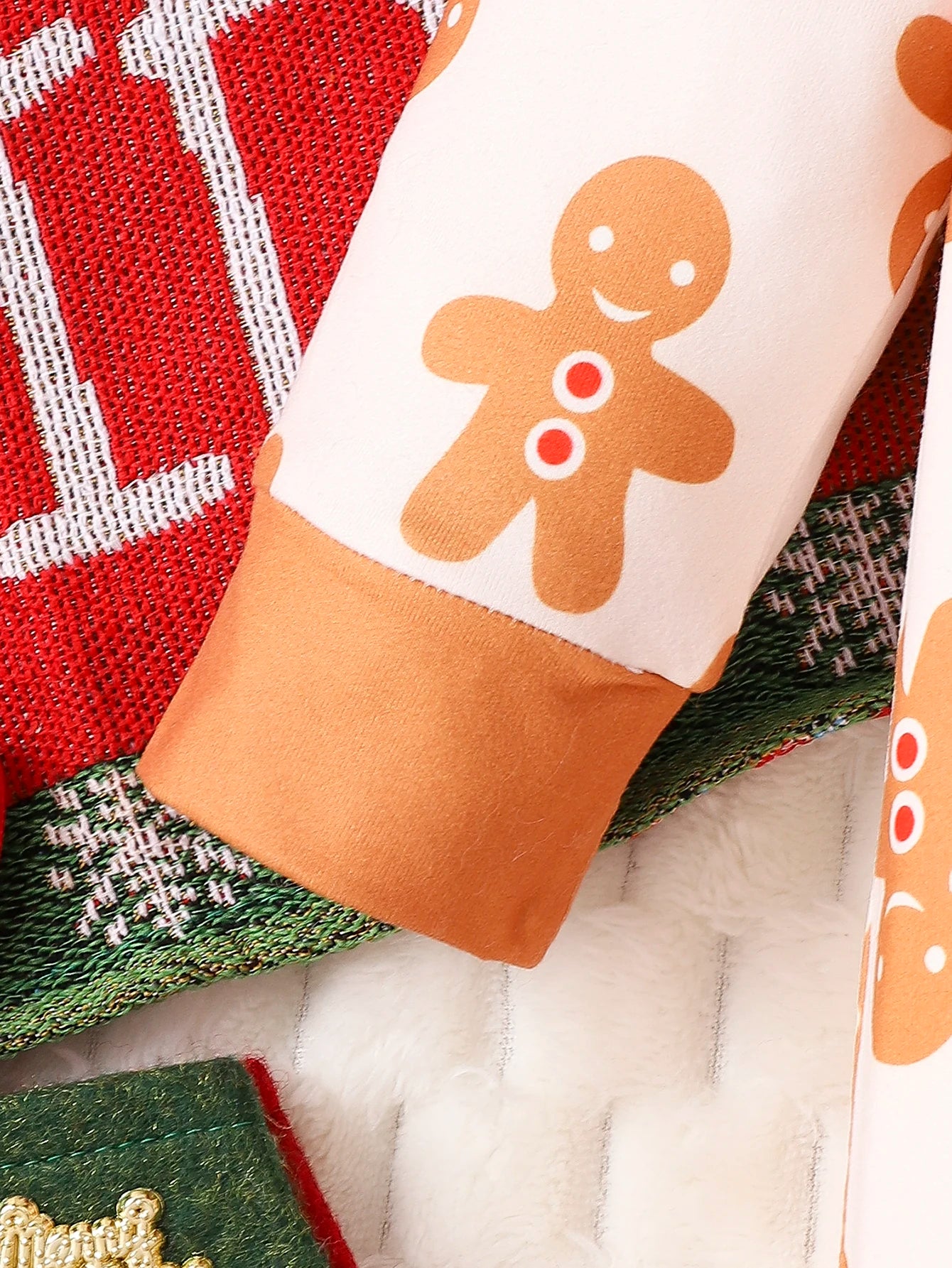 Autumn & Winter Infant/Toddler 0-18m 1 Year Old Baby Long Sleeved Cartoon Christmas Pants Crawling Suit Newborn Romper